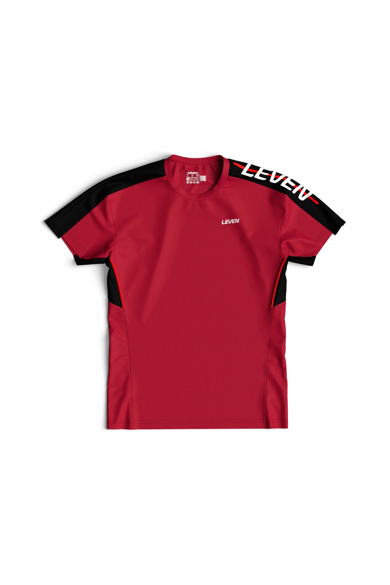 Playera Leven Asteroid Runner Guinda Levenactive