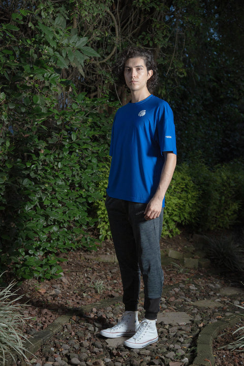 Just For Fun Acid Blue Tee