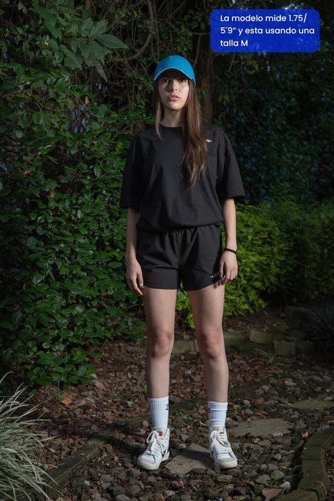 Just For Fun Black Logo Tee