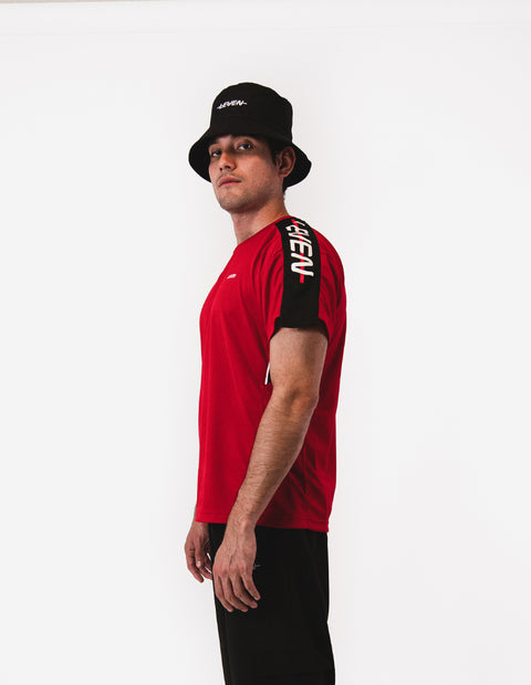 Playera Leven Asteroid Runner Roja