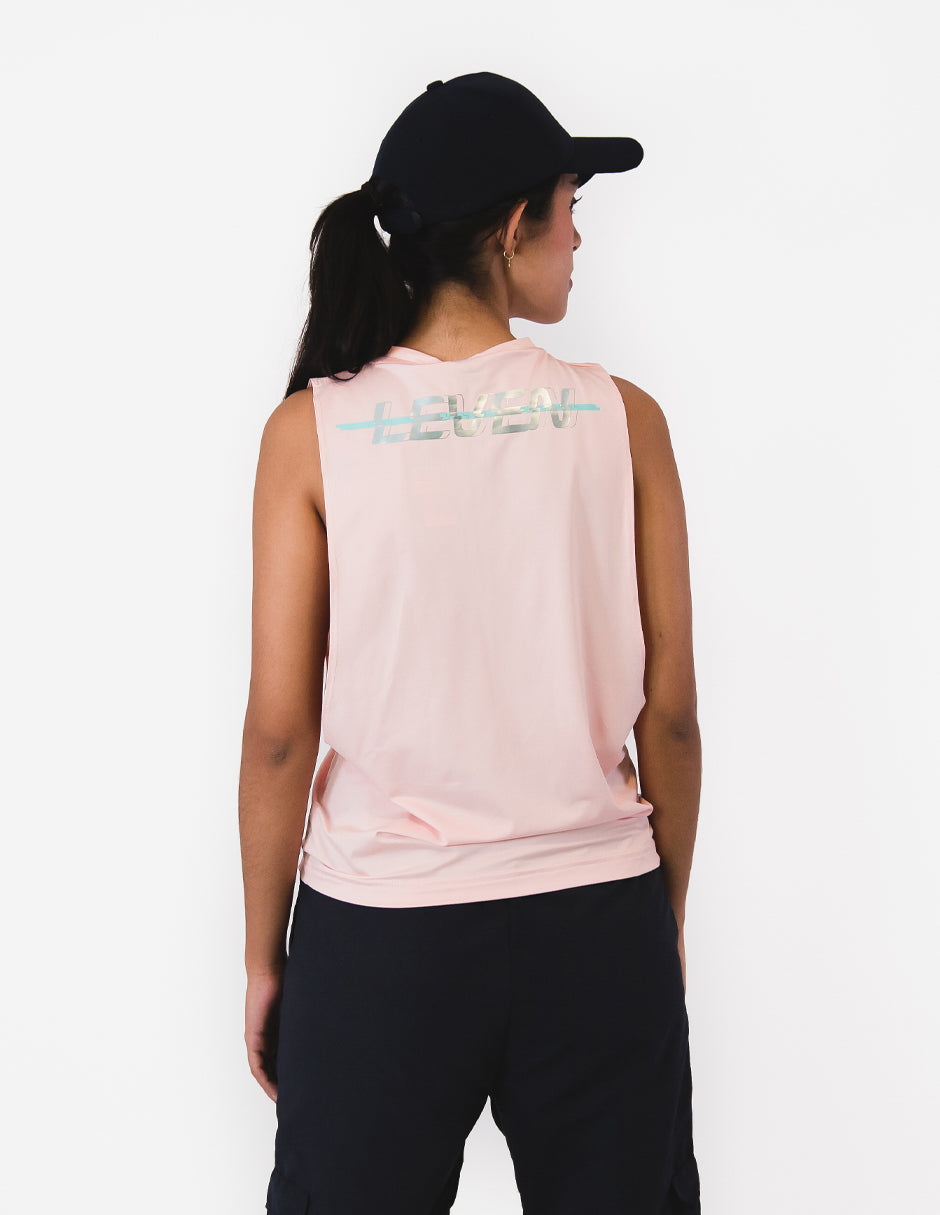 Leven Pixel Tank Top Rosa