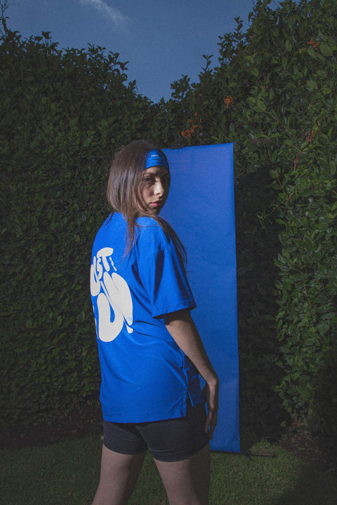 Just For Fun Acid Blue Tee