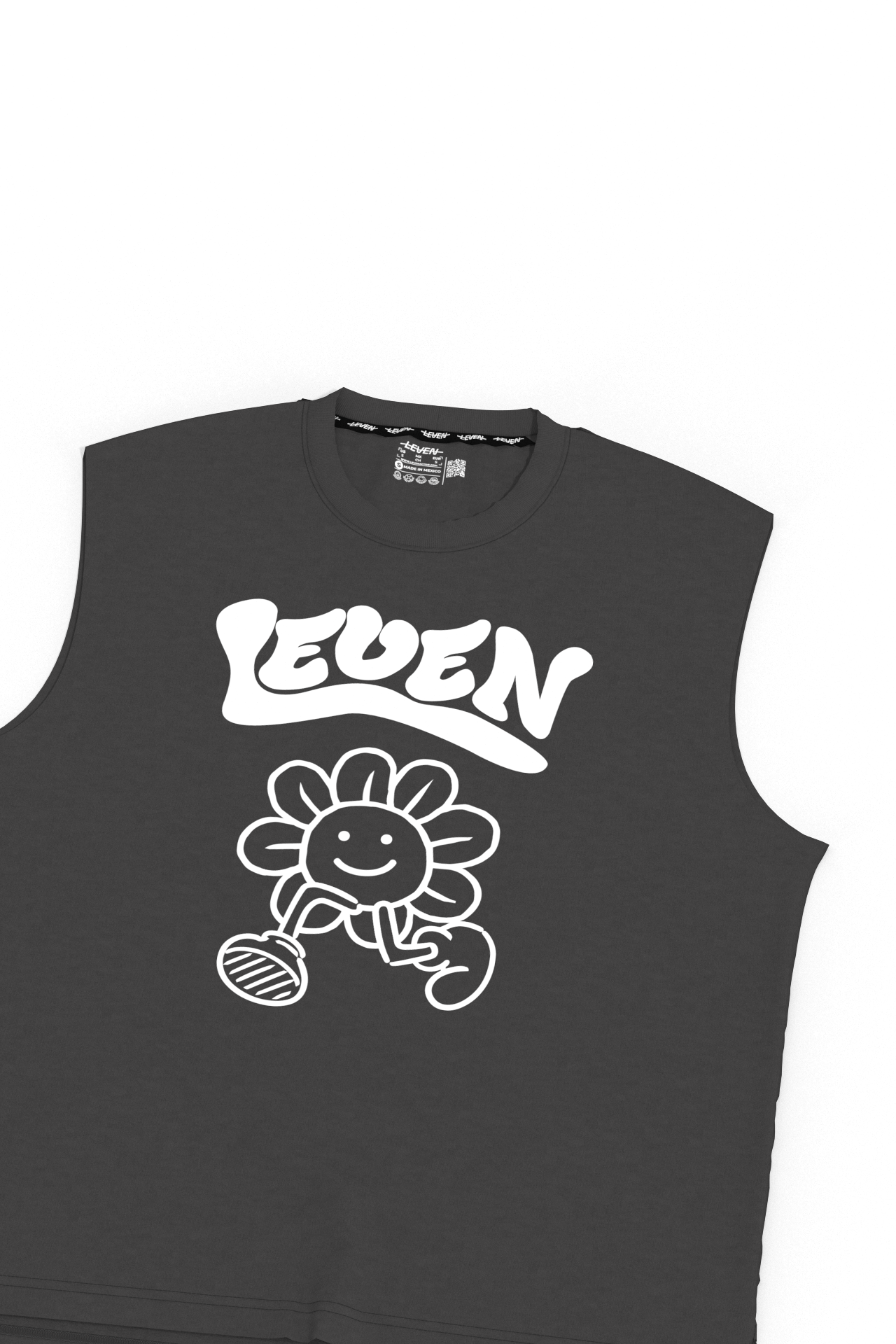 Leven's Running Flowers Muscle Tee