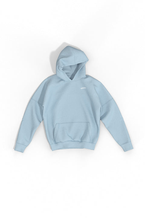 Soft AF Sky Blue Acid Hoodie