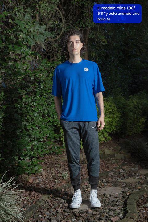 Just For Fun Acid Blue Tee