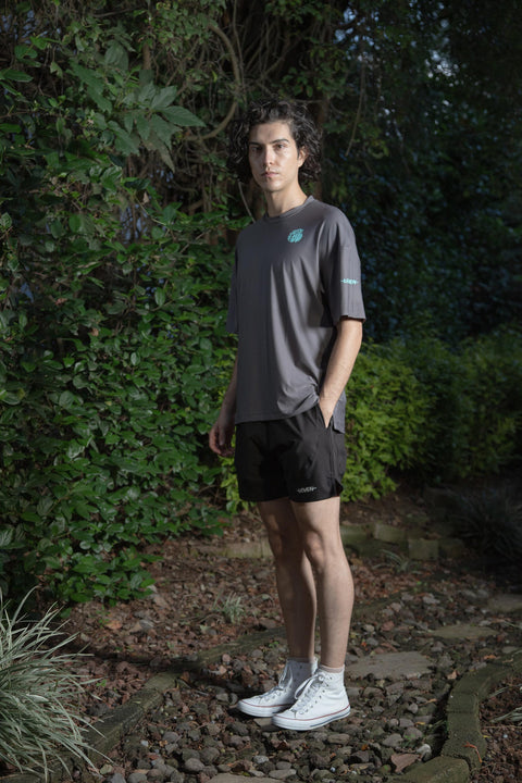 Super Charcoal Running Shorts