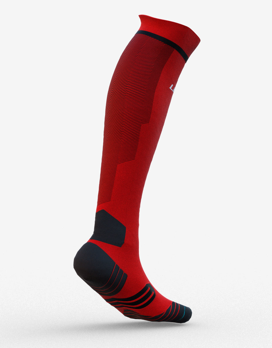 Calcetas Team Quest - Rojo - Calcetas Fútbol Hombre